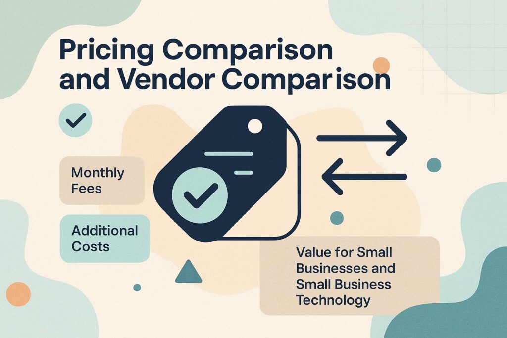 Pricing Comparison and Vendor Comparison