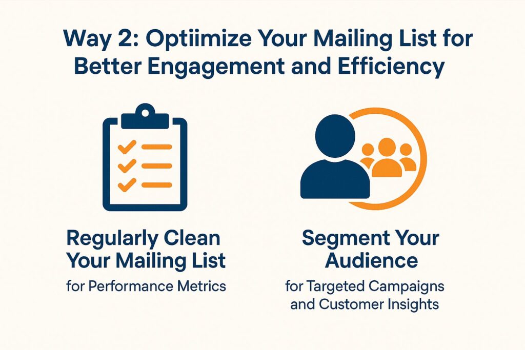 Way 2: Optimize Your Mailing List for Better Engagement and Efficiency